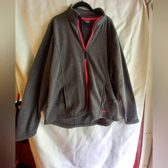 Pink and gray NWOT Champion fleece zipup xxl - Picture 1 of 5